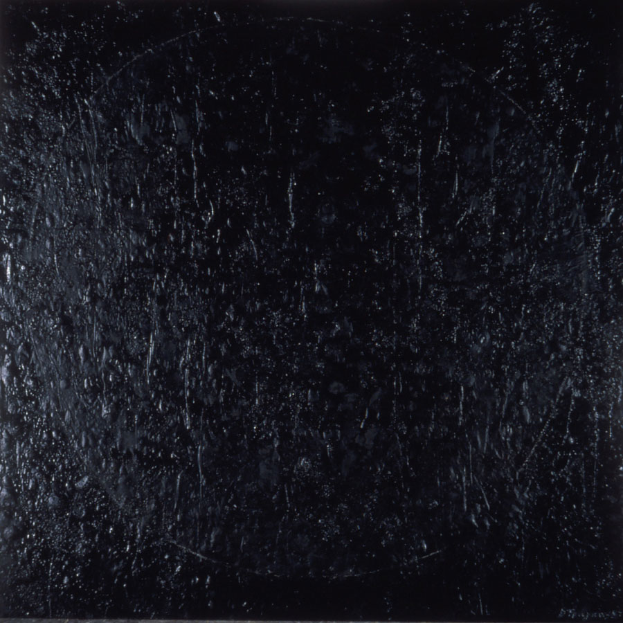 Circle, 1988, mixed media on canvas, 180x180cm