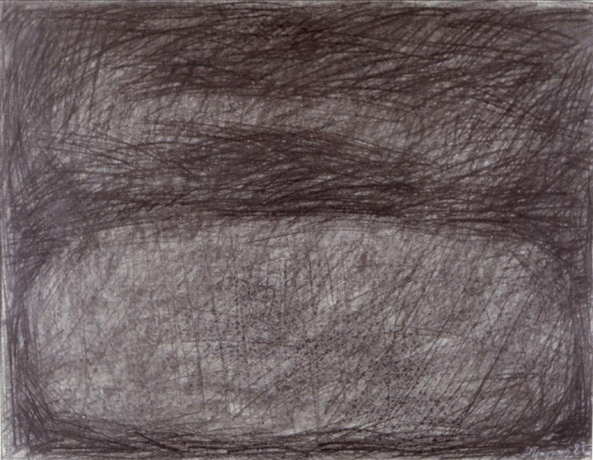 1987, charchoal on paper, 70x50cm