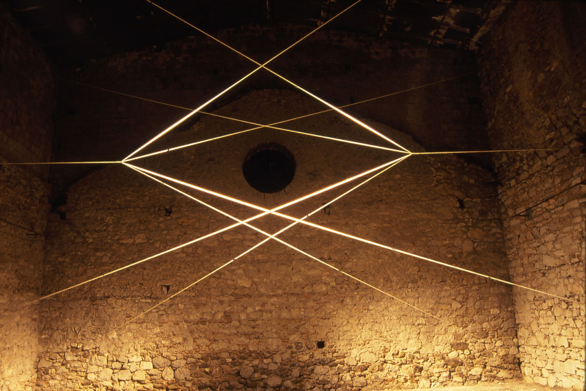 Geometria Universalis, 1998, ropes, 800x800x1100cm