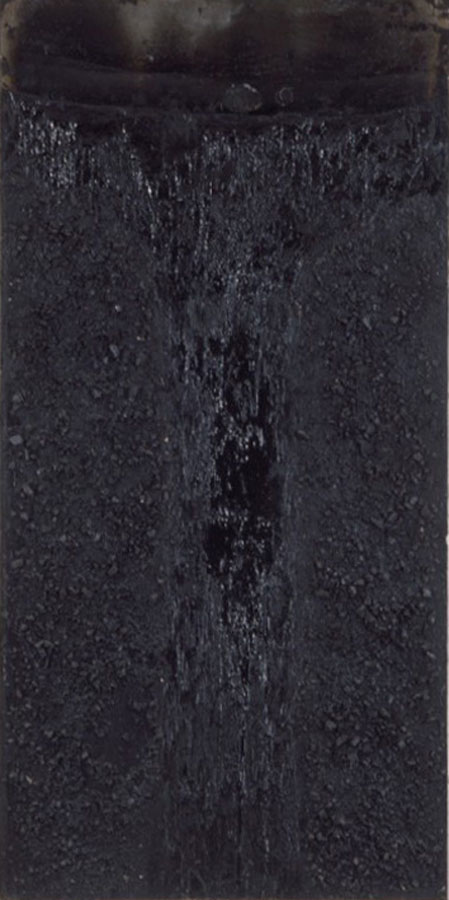 Under Scartari’s Shadow, 1992, mixed media on sheet iron and  metal, 100x200cm