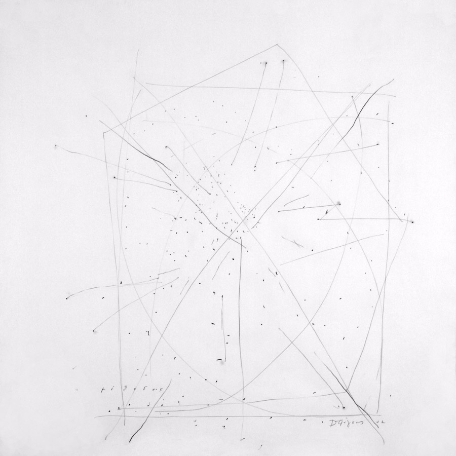 the method 2002 graphite on paper 150x150cm