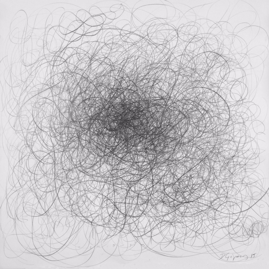 wish 2015 graphite on paper 150x150cm